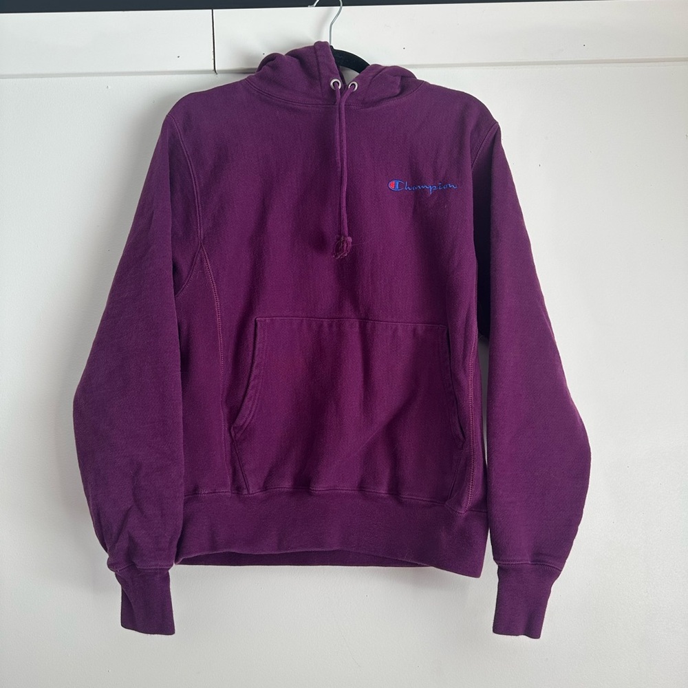 Champion Purple Hoodie Sweater